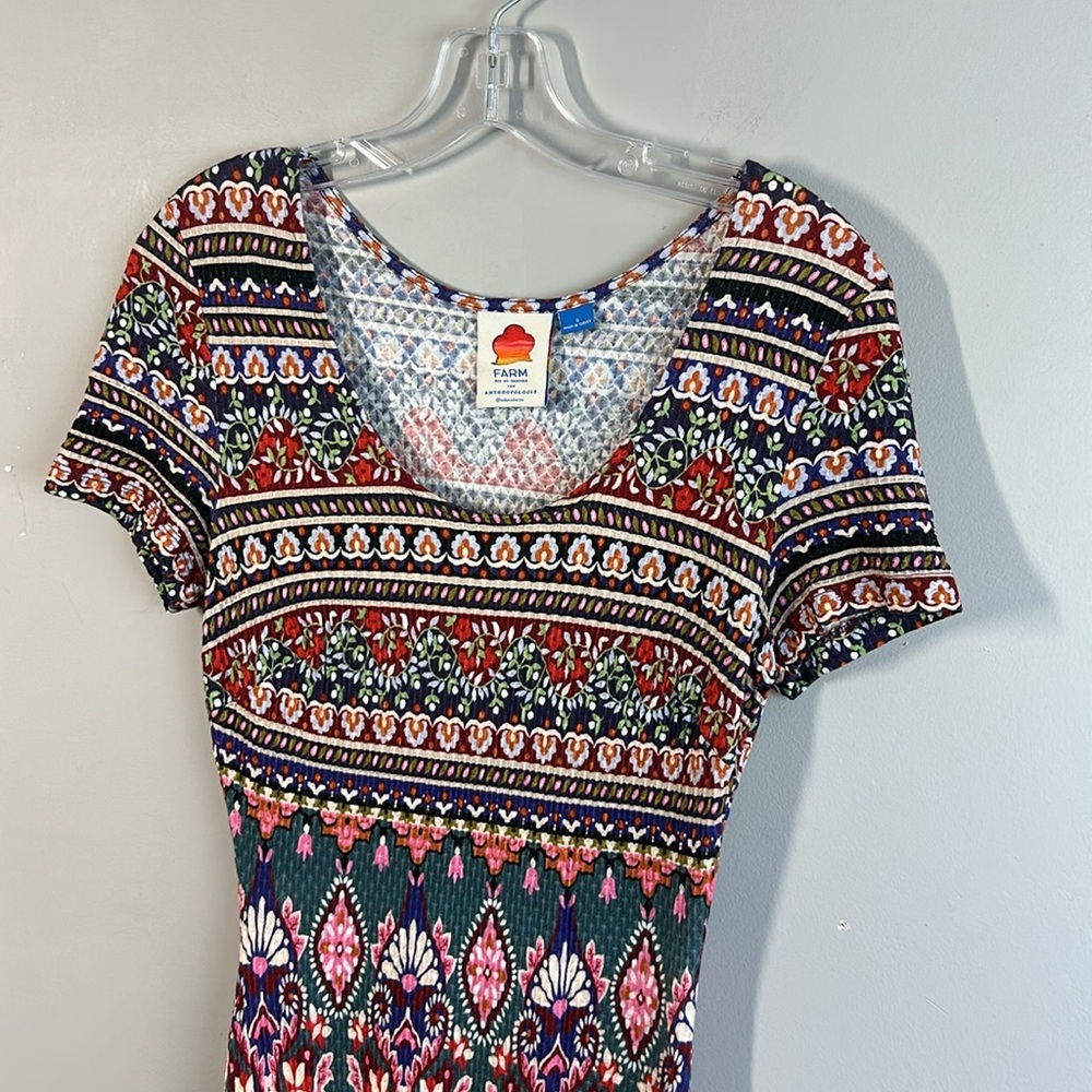 Farm Rio for Anthropologie Georgina Midi Dress Size S - Picture 6 of 14